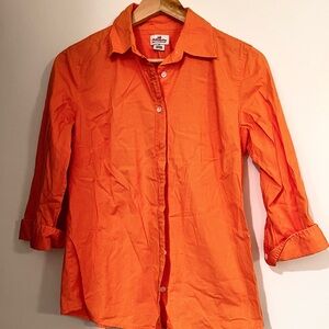 Orange Spritz Button-Up Shirt